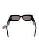 Gucci Web Accent Square Sunglasses