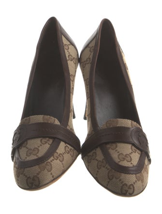 Gucci GG Canvas Canvas Pumps