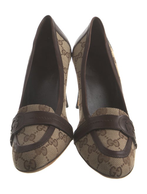 Gucci GG Canvas Canvas Pumps