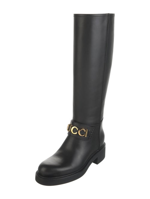 Gucci Leather Riding Boots
