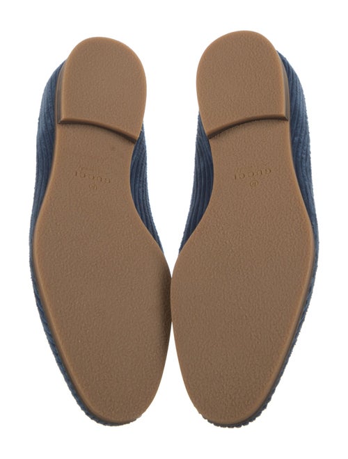 Gucci Web Accent Velvet Loafers