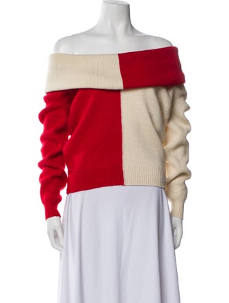 Gucci Wool Colorblock Pattern Sweater