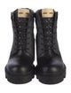 Gucci GG Supreme Leather Combat Boots