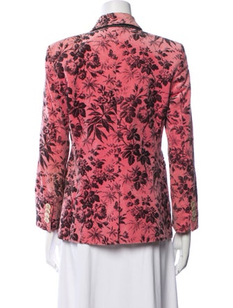 Gucci 2016 Floral Print Blazer