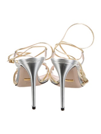 Gucci Horsebit Accent Leather Sandals