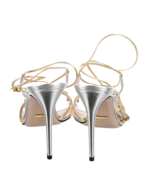 Gucci Horsebit Accent Leather Sandals