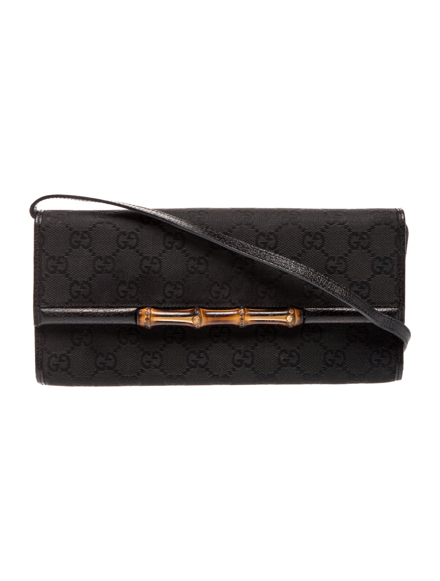 Gucci GG Canvas Bamboo Bar Vintage