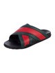 Gucci Web Accent Rubber Slides