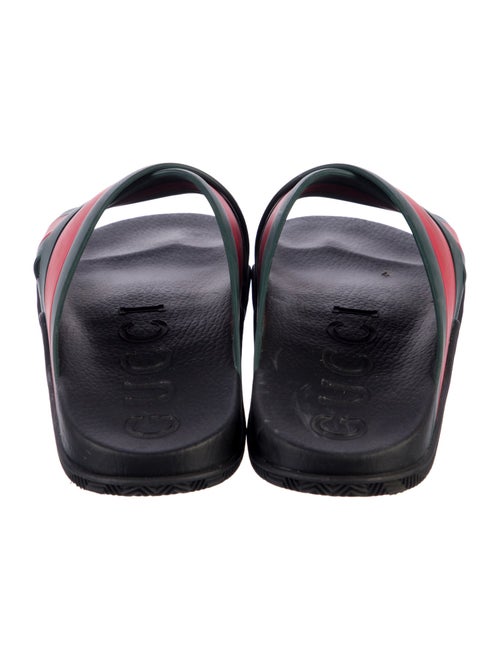 Gucci Web Accent Rubber Slides