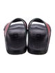 Gucci Web Accent Rubber Slides
