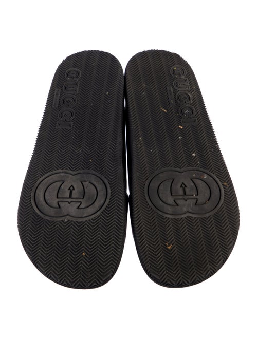 Gucci Web Accent Rubber Slides