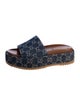 Gucci Denim Printed Slides