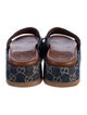 Gucci Denim Printed Slides