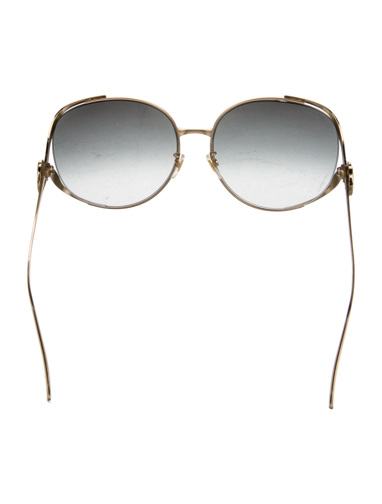 Gucci Web Accent Oversize Sunglasses