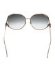 Gucci Web Accent Oversize Sunglasses