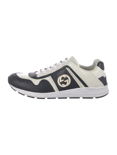 Gucci Interlocking G Logo Leather Sneakers