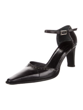 Gucci Leather D'Orsay Pumps