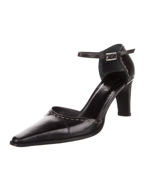 Gucci Leather D'Orsay Pumps