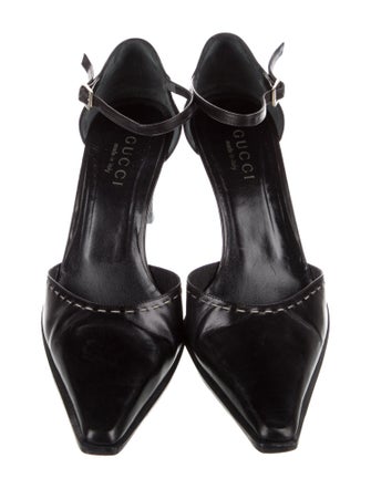 Gucci Leather D'Orsay Pumps