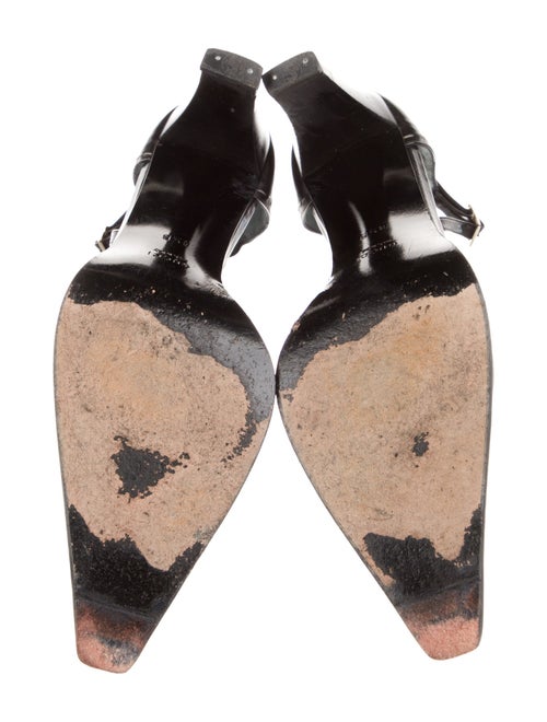 Gucci Leather D'Orsay Pumps