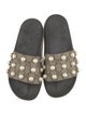Gucci GG Supreme Studded Accents Slides
