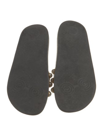 Gucci GG Supreme Studded Accents Slides