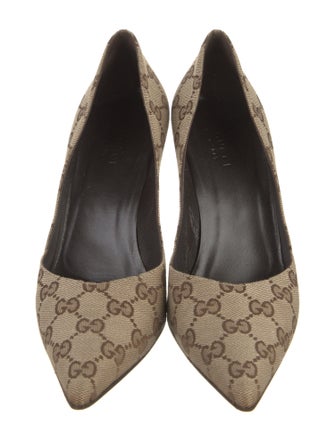 Gucci GG Canvas Canvas Pumps