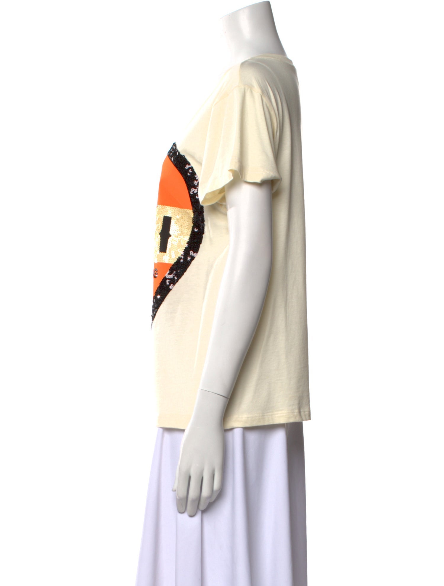 Gucci Graphic Print Scoop Neck T-Shirt