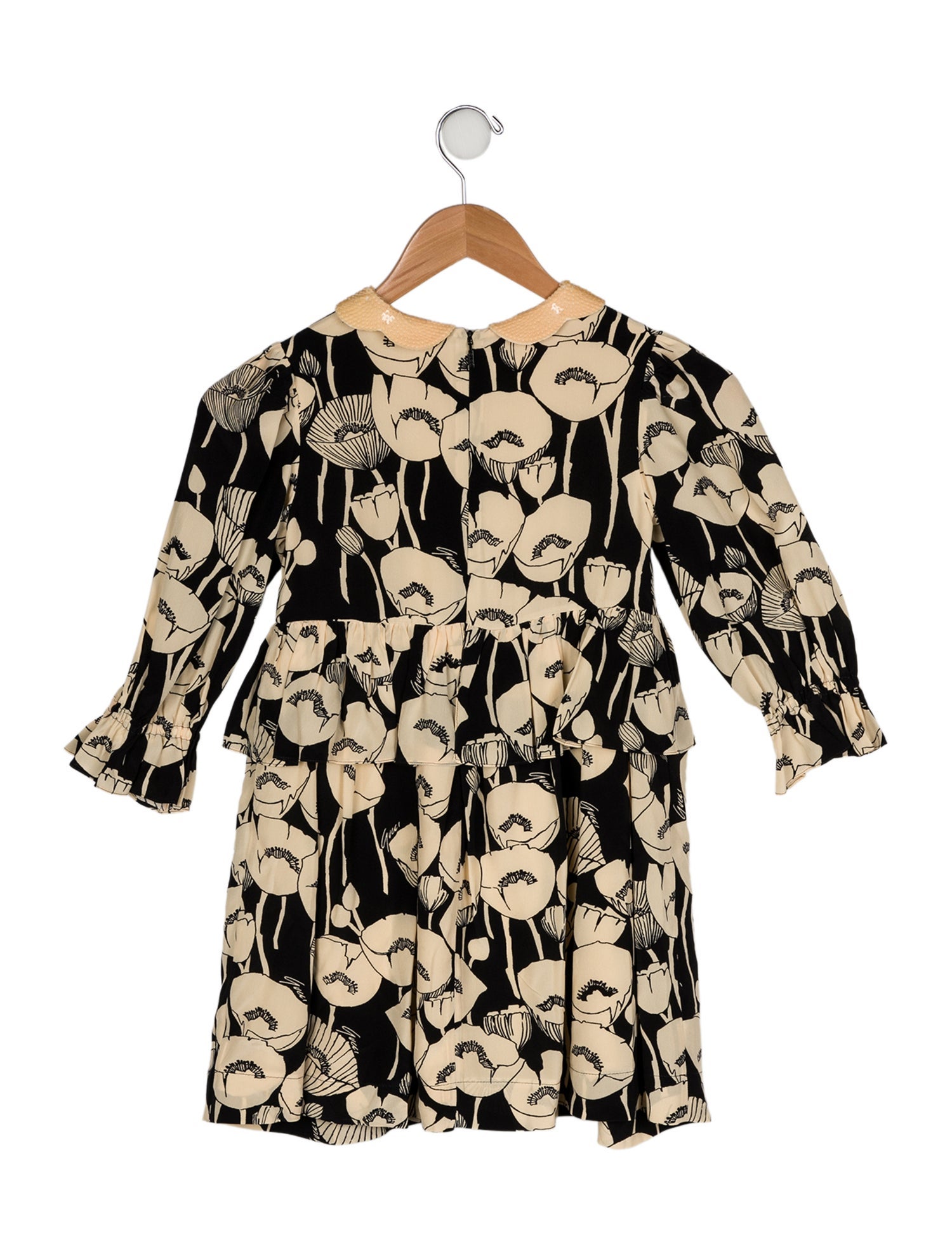 Gucci Kid's Poppy Print Dress