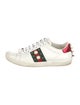 Gucci Web Accent Leather Sneakers
