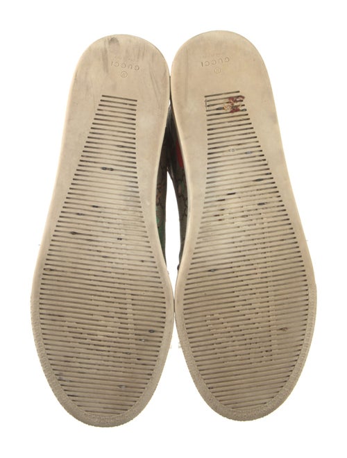 Gucci GG Supreme Leather Trim Embellishment Sneakers