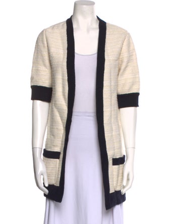 Gucci Striped Open Front Sweater