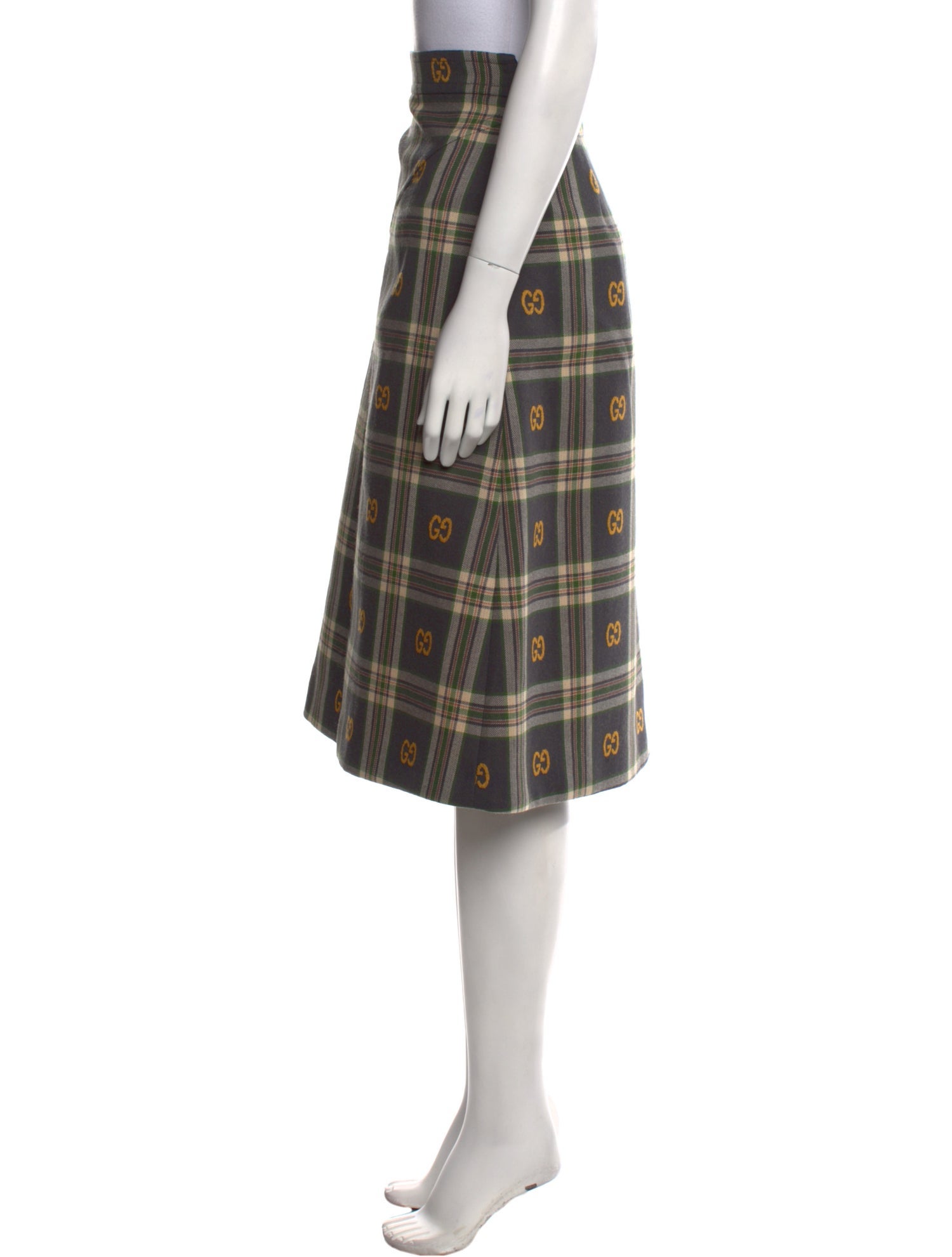 Gucci Wool Knee-Length Skirt w/ Tags