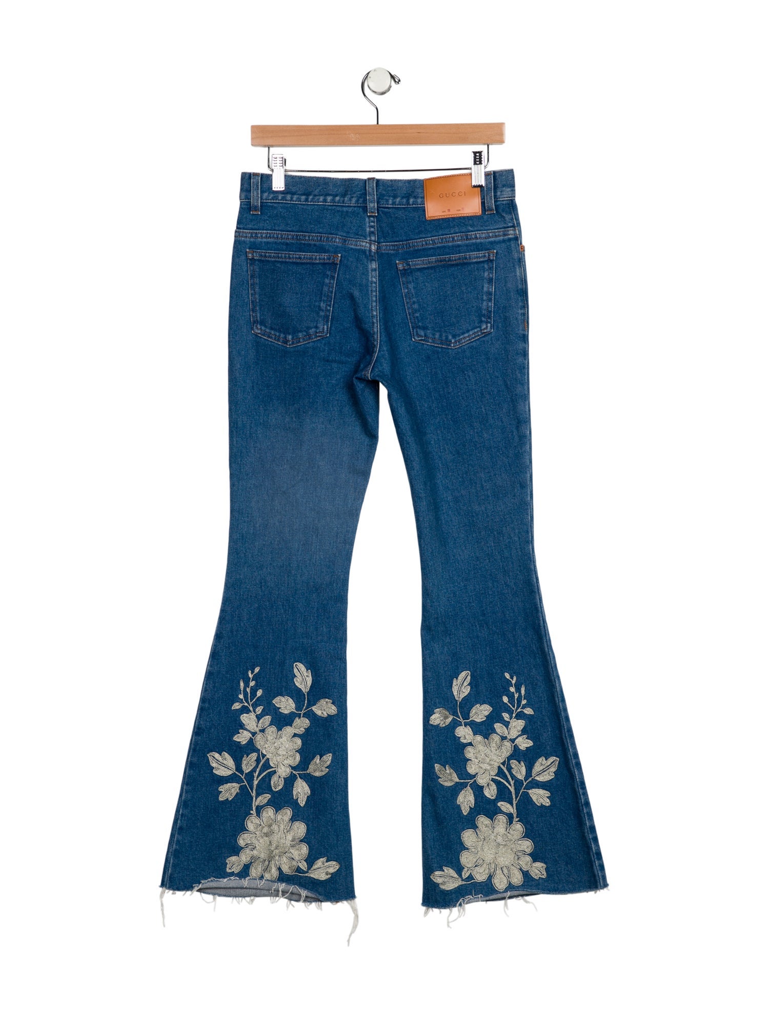 Gucci Mid-Rise Wide Leg Jeans
