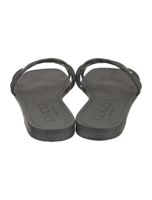 Gucci Interlocking G Logo Rubber Slides
