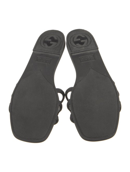 Gucci Interlocking G Logo Rubber Slides