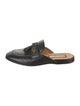 Gucci Web Accent Leather Mules