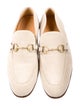 Gucci Web Accent Suede Loafers