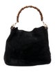 Gucci Suede Top Handle Bag
