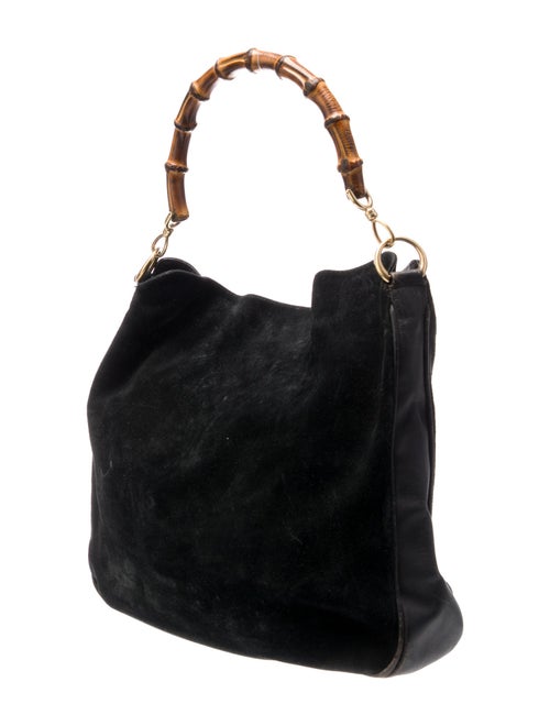 Gucci Suede Top Handle Bag