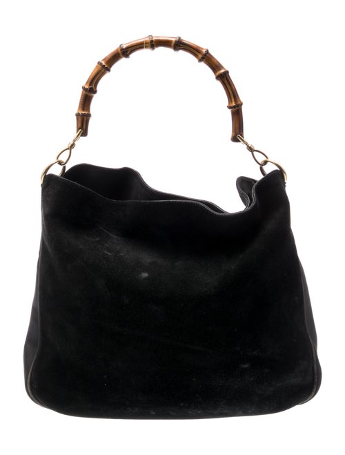 Gucci Suede Top Handle Bag