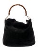 Gucci Suede Top Handle Bag