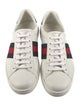 Gucci Web Accent Leather Sneakers