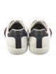 Gucci Web Accent Leather Sneakers