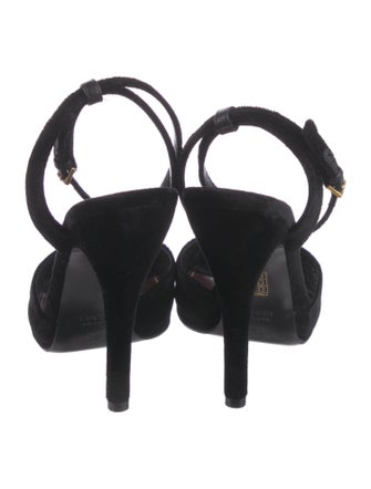 Gucci Velvet Sandals