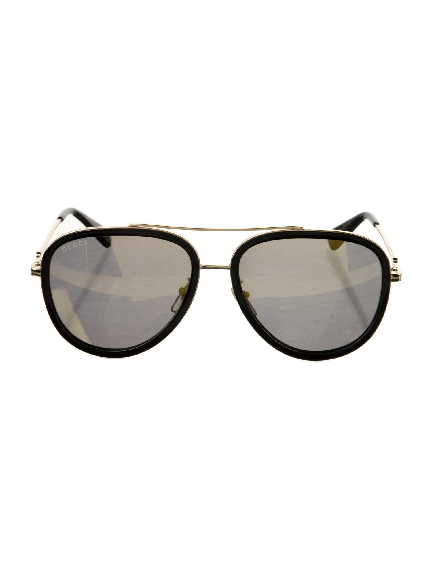 Gucci Interlocking G Logo Aviator Sunglasses