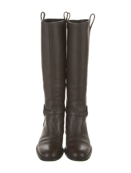 Gucci Leather Riding Boots