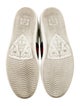 Gucci Web Accent Leather Sneakers