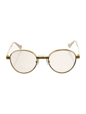 Gucci Interlocking G Logo Round Sunglasses