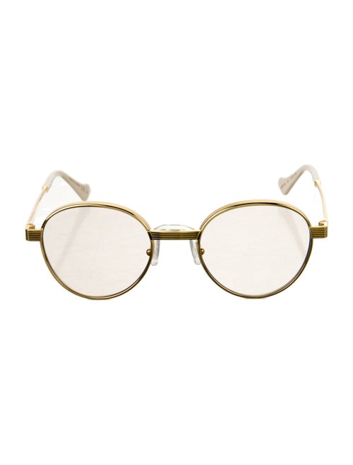 Gucci Interlocking G Logo Round Sunglasses